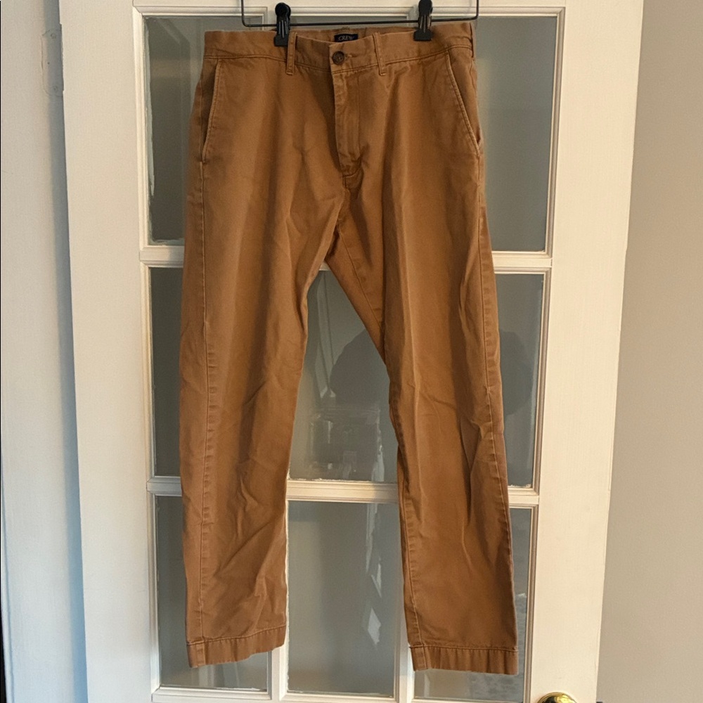 J. Crew Driggs Men's Khaki Chinos Pants 32W 30L